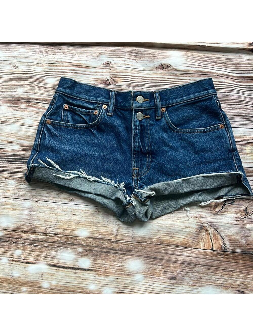 💙 Lucky Brand Mid Rise Cut Off Jean Short